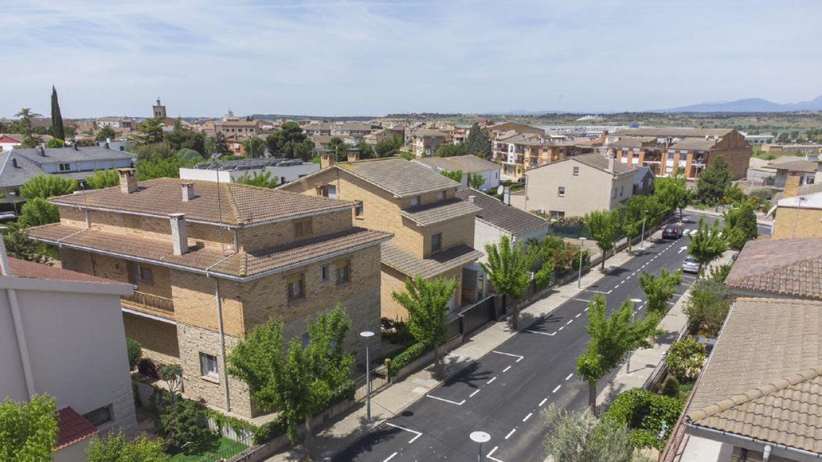 La nova imatge de la urbanització de Santa Llúcia.