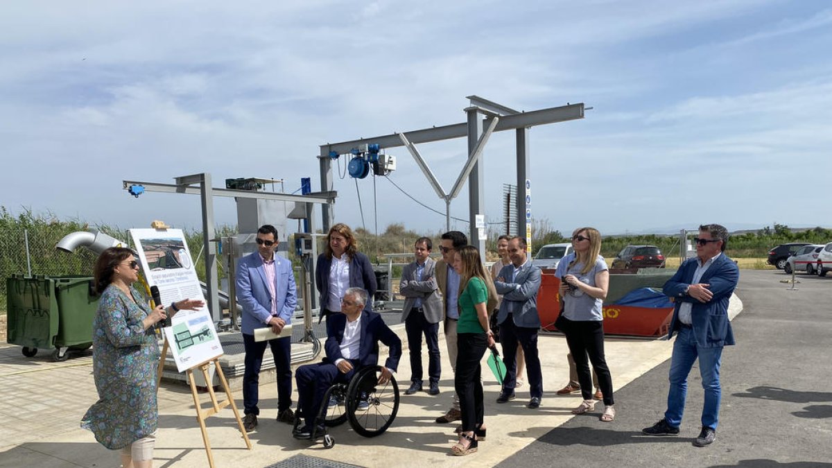 Imagen de la inauguración de la depuradora de Torre-serona y Torrefarrera. 