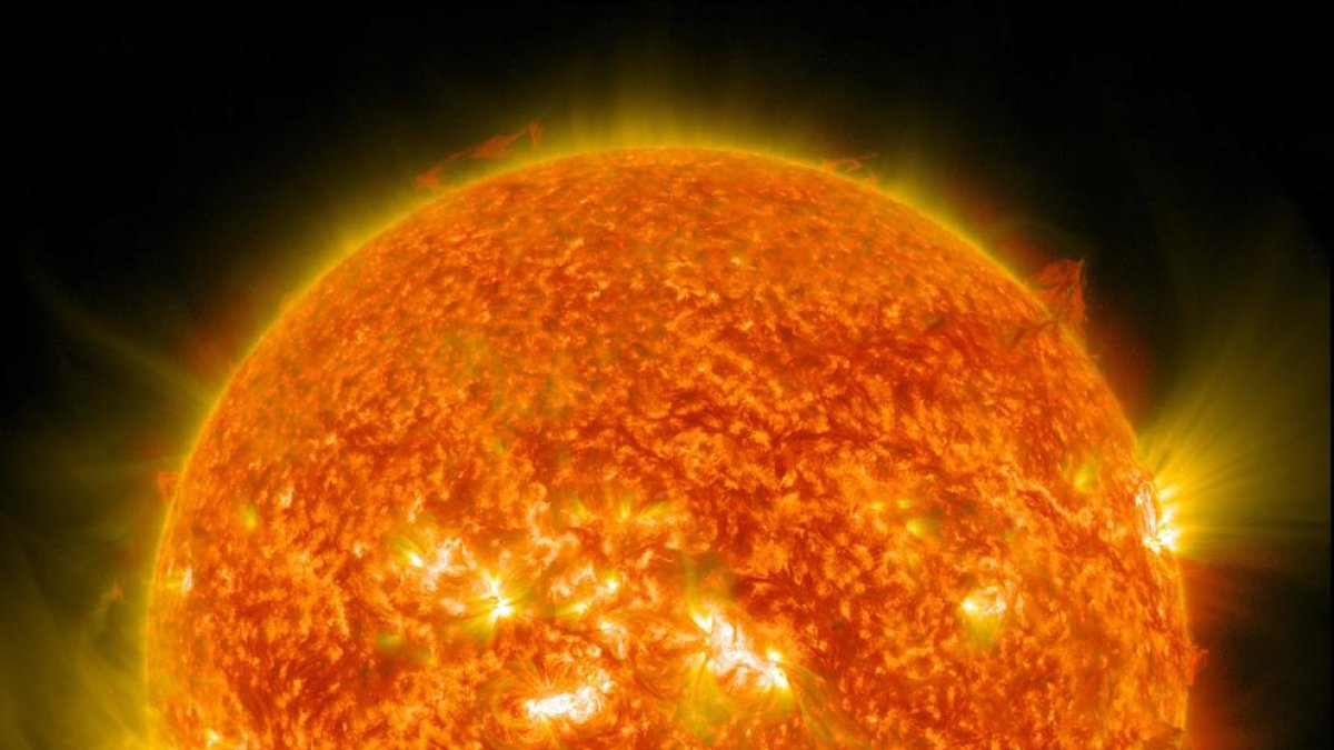 Imatge del sol presa per la NASA.