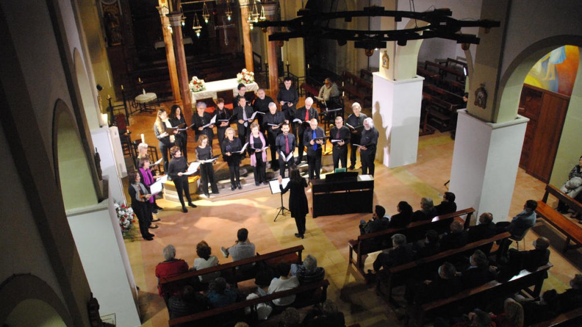 Concert del cor Stabat Mater a Vilanova de Bellpuig