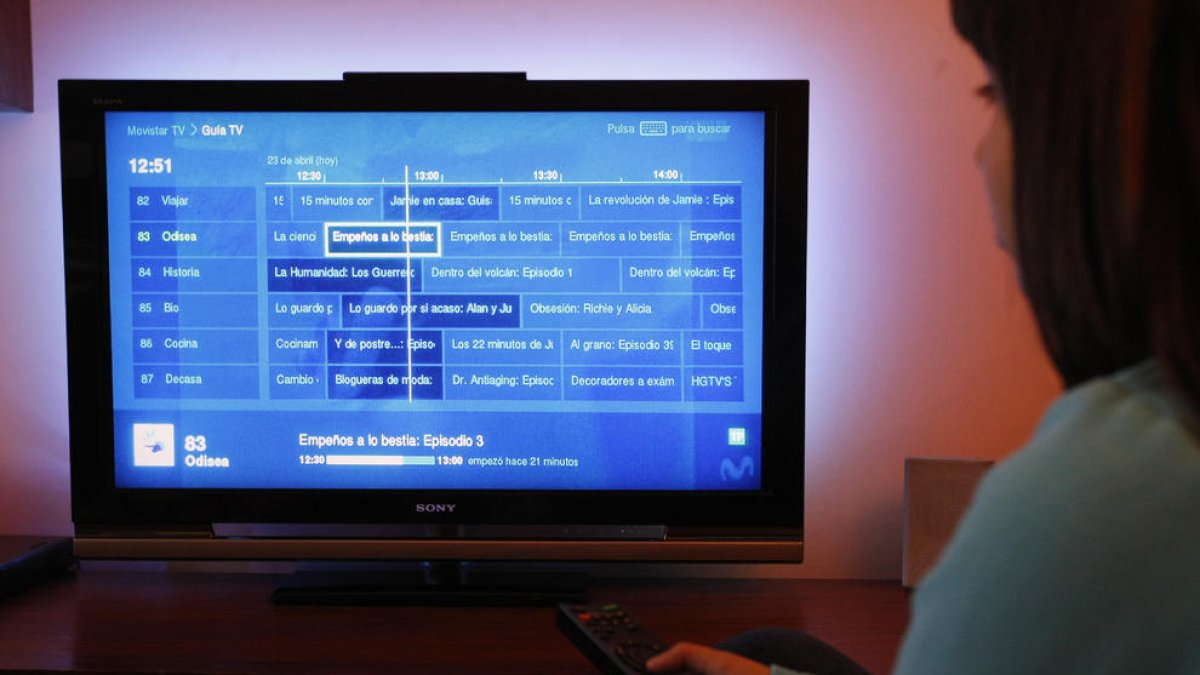 Més de 49.000 lleidatans disposaven de televisió per cable el 2020.
