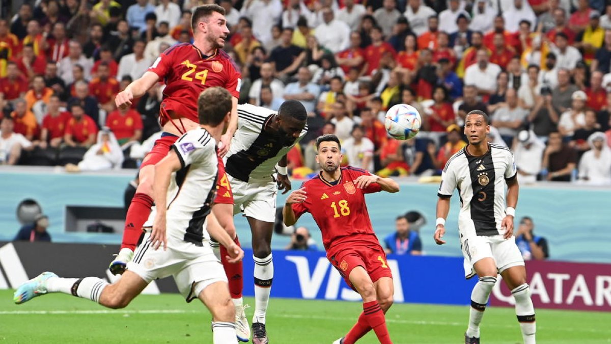 España da por bueno el empate contra Alemania