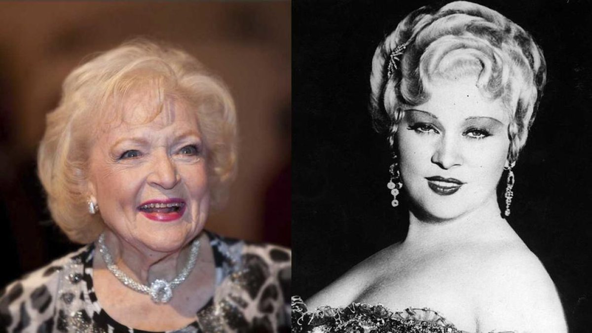 La ‘noia d’or’ Betty White i la polifacètica actriu Mae West.