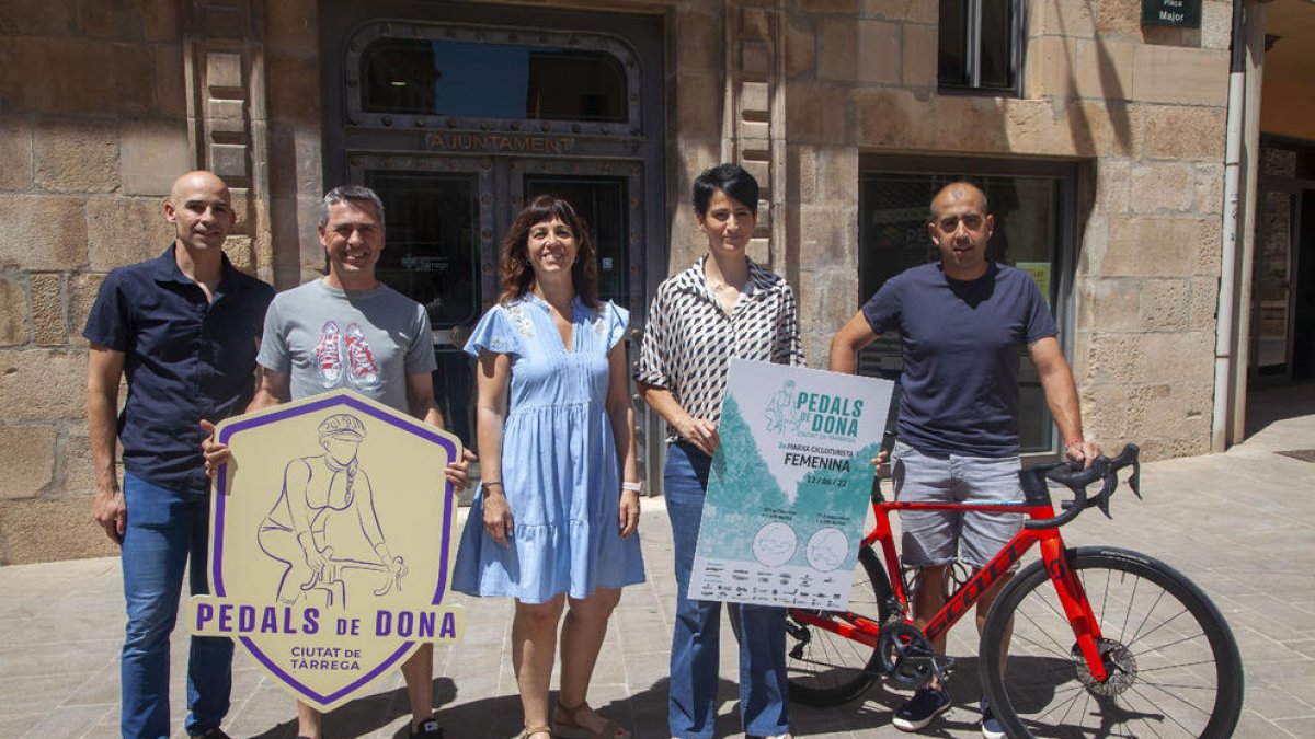 La prueba se presentó ayer en la plaza Major de Tàrrega.