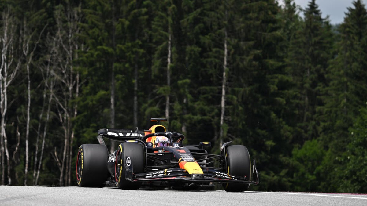 Max Verstappen fue ayer el más rápido en Austria.