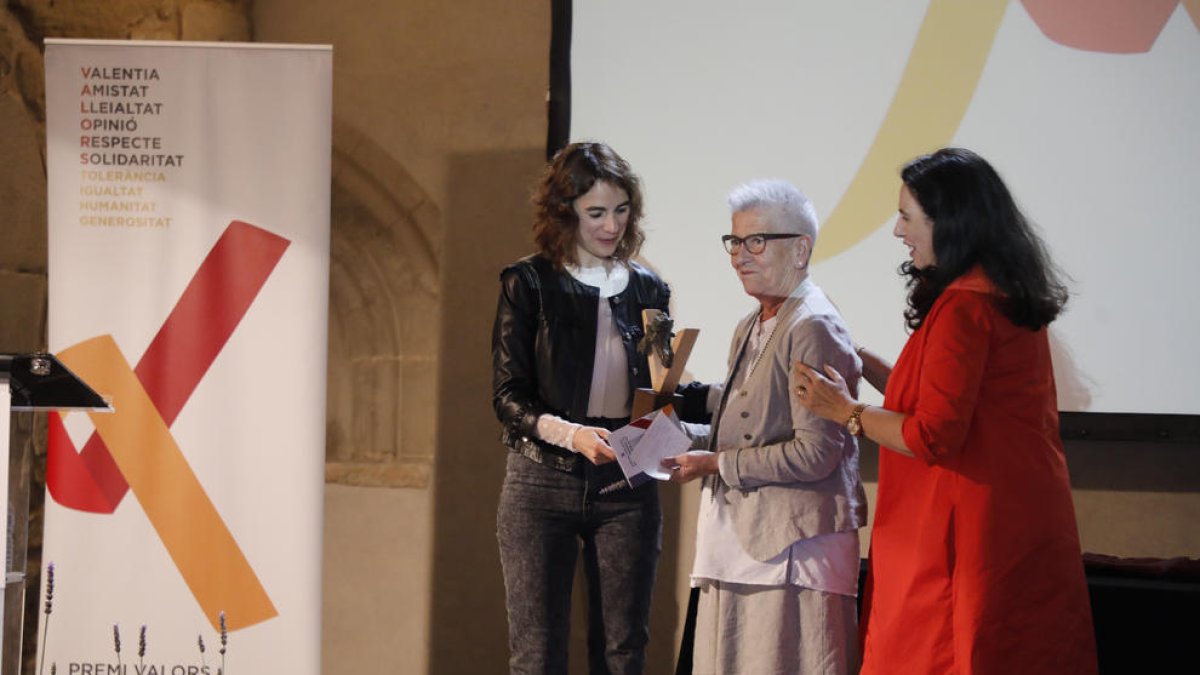 En la Seu Vella  -  La Seu Vella acogió la entrega de la décima edición de los Premis Valors de la abogacía catalana, que reconocen a personas y colectivos que destacan por su defensa de los derechos humanos y por su lucha contra las injusticia ...