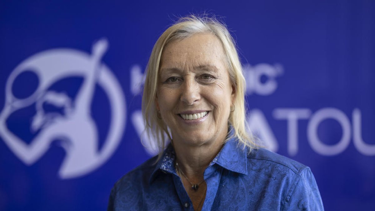 Martina Navratilova.