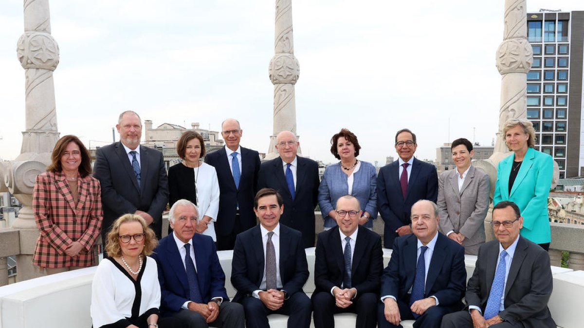 Imatge dels membres del consell d’administració de BBVA.