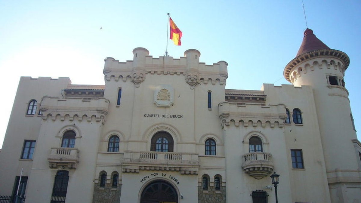 Imagen de archivo del cuartel del Bruc en Barcelona.