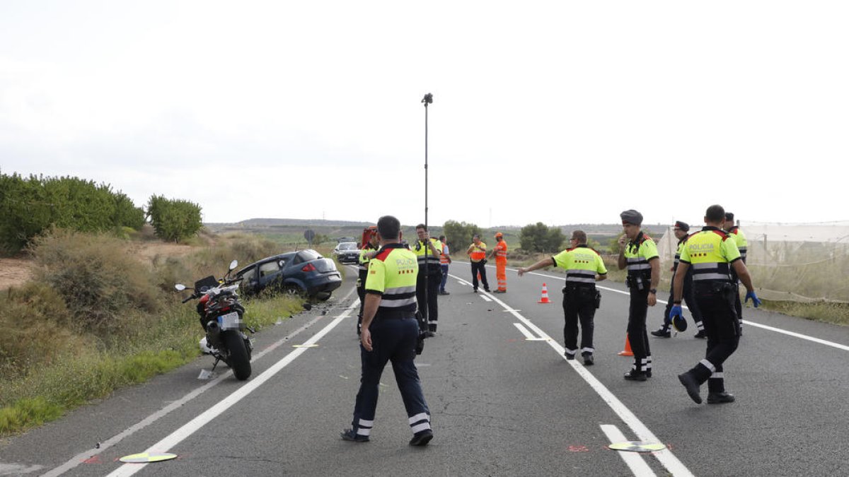 L’Àrea Regional de Trànsit dels Mossos a Ponent es va fer càrrec de la investigació de l’accident ocorregut el 22 de setembre.