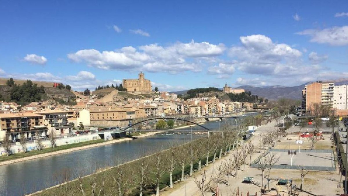 Vista d'arxiu de Balaguer.