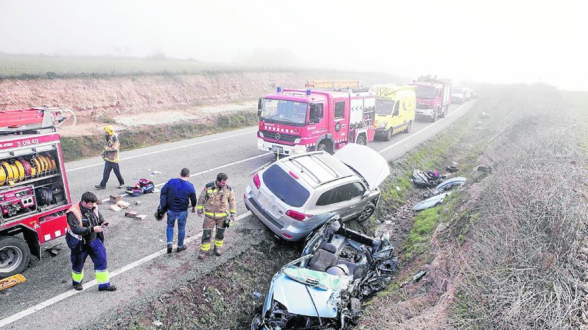 L’accident es va produir el 5 de desembre del 2018 a la carretera entre Cervera i Guissona.