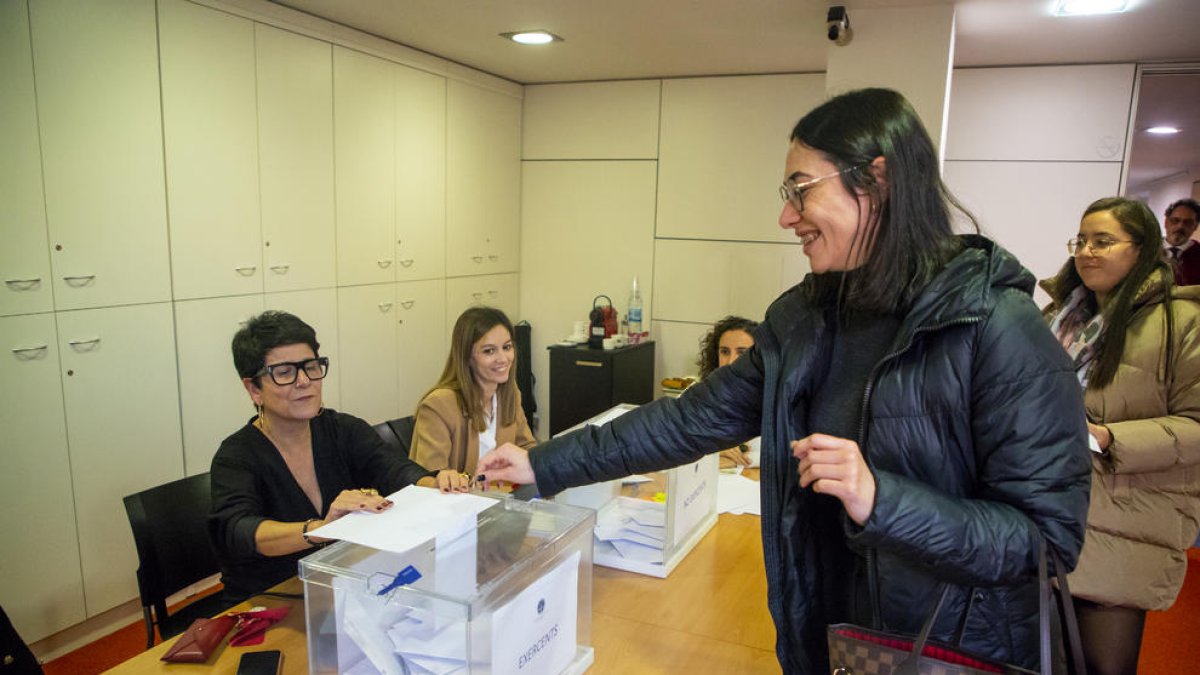 Votación en diciembre de la junta del Colegio de Abogados de Lleida