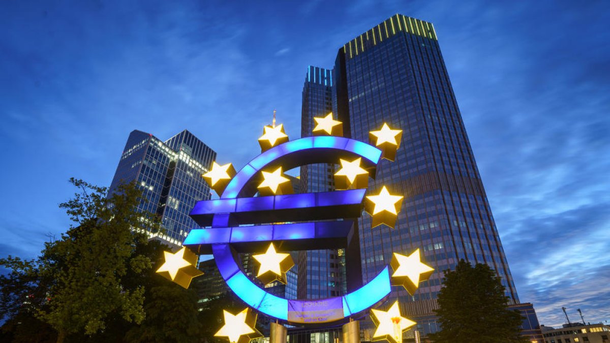 Imagen de la sede central del Banco Central Europeo.