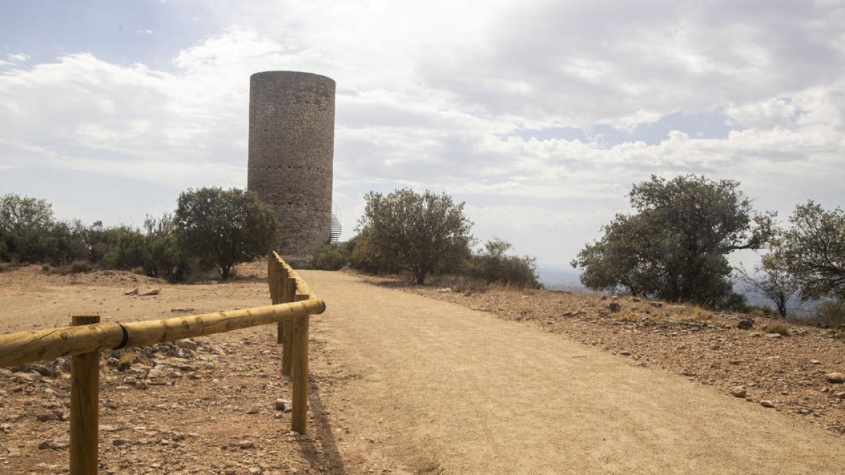 Imatge del nou accés a aquesta fortificació medieval.