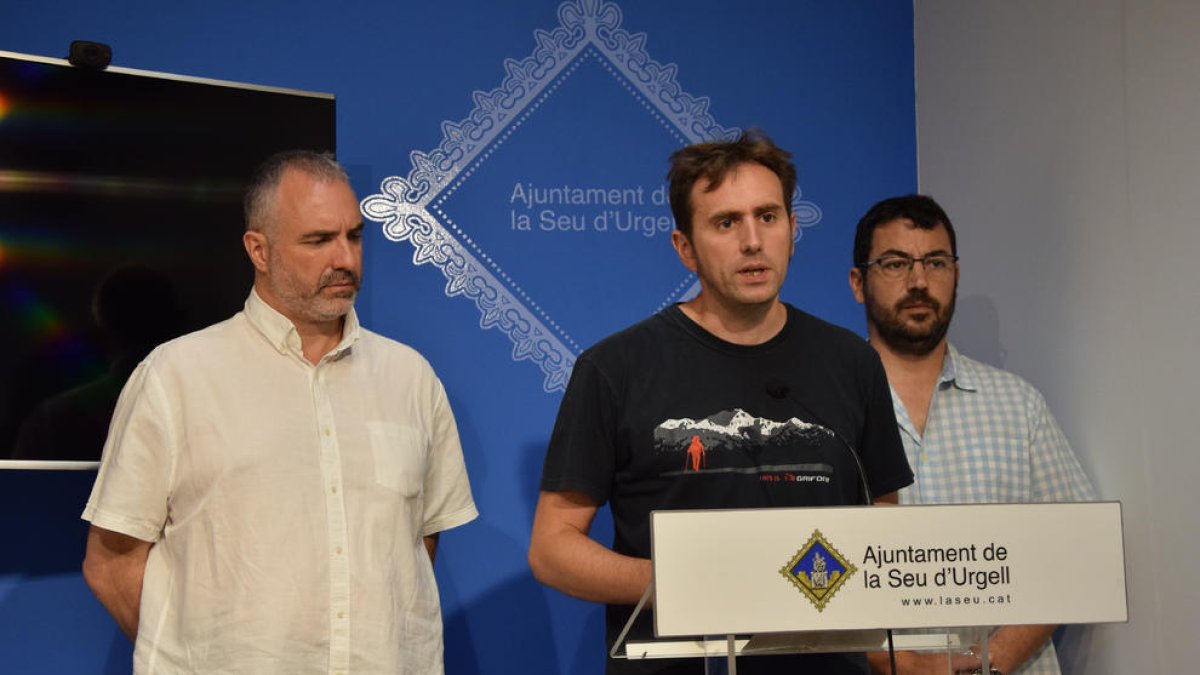 Presentació ahir del programa de les festes de la Seu d’Urgell.