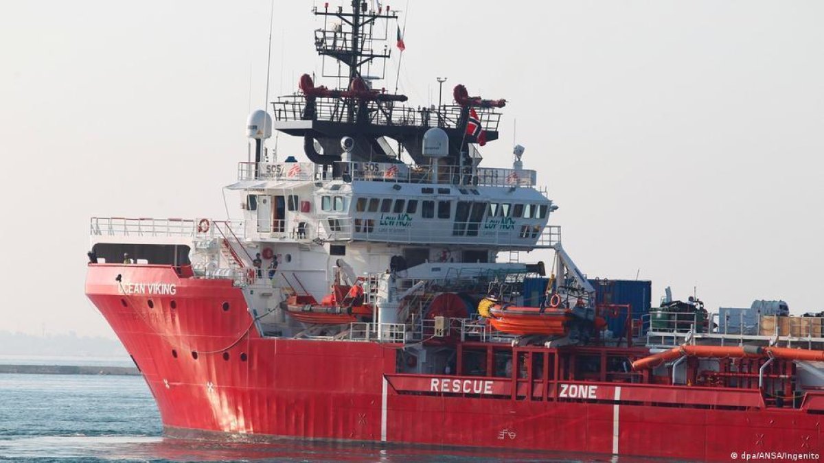 El barco Ocean Viking