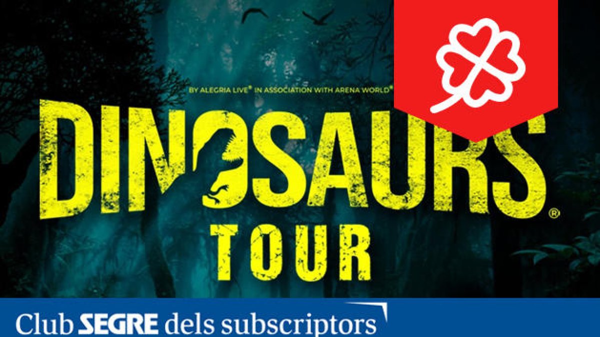 Arriba a Lleida la més gran exposició de dinosaures a mida real.