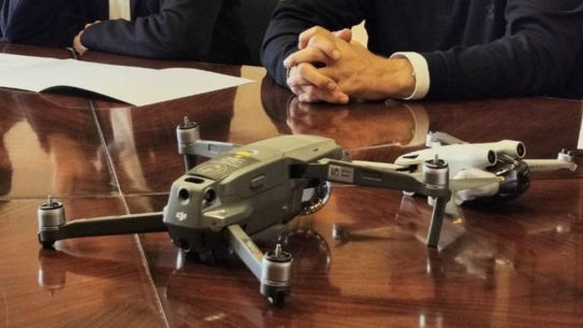 Uno de los drones que se usará para vigilar l’Horta.