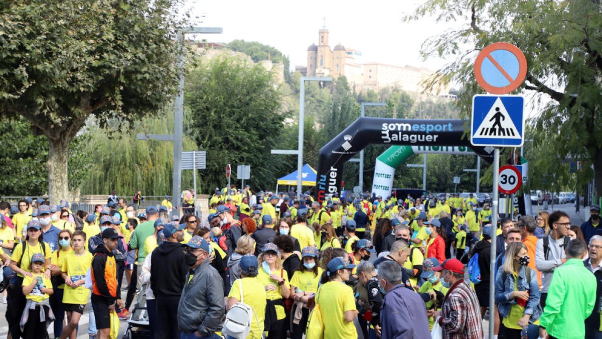 La edición de 2021 congregó a más de mil personas en la caminata de Balaguer.