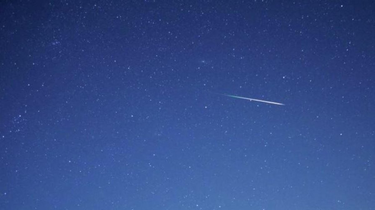 Un meteor Perseida.