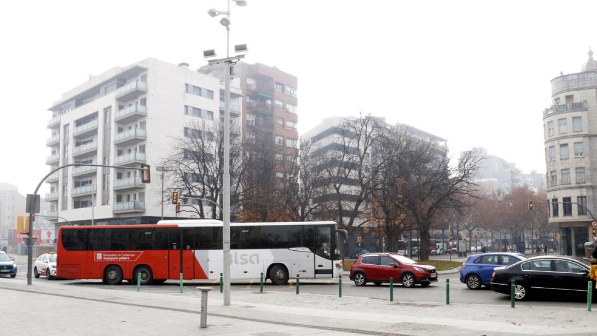 Un autobús a Lleida.