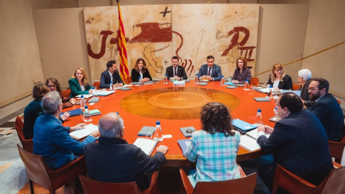 La reunió del Consell Executiu d'aquest dimarts.