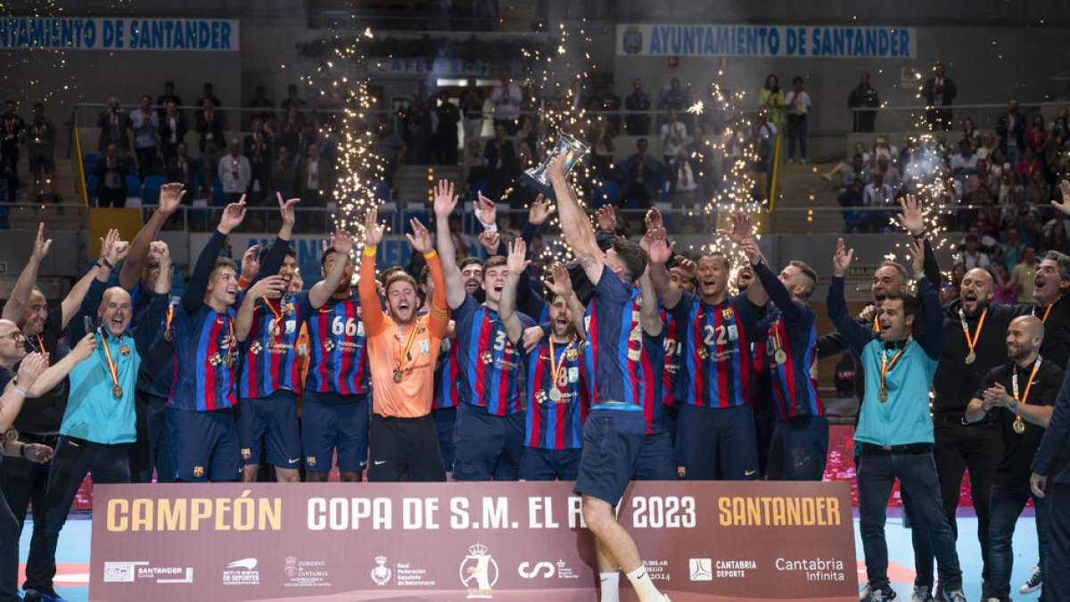 El Barça logra su décima Copa de balonmano seguida