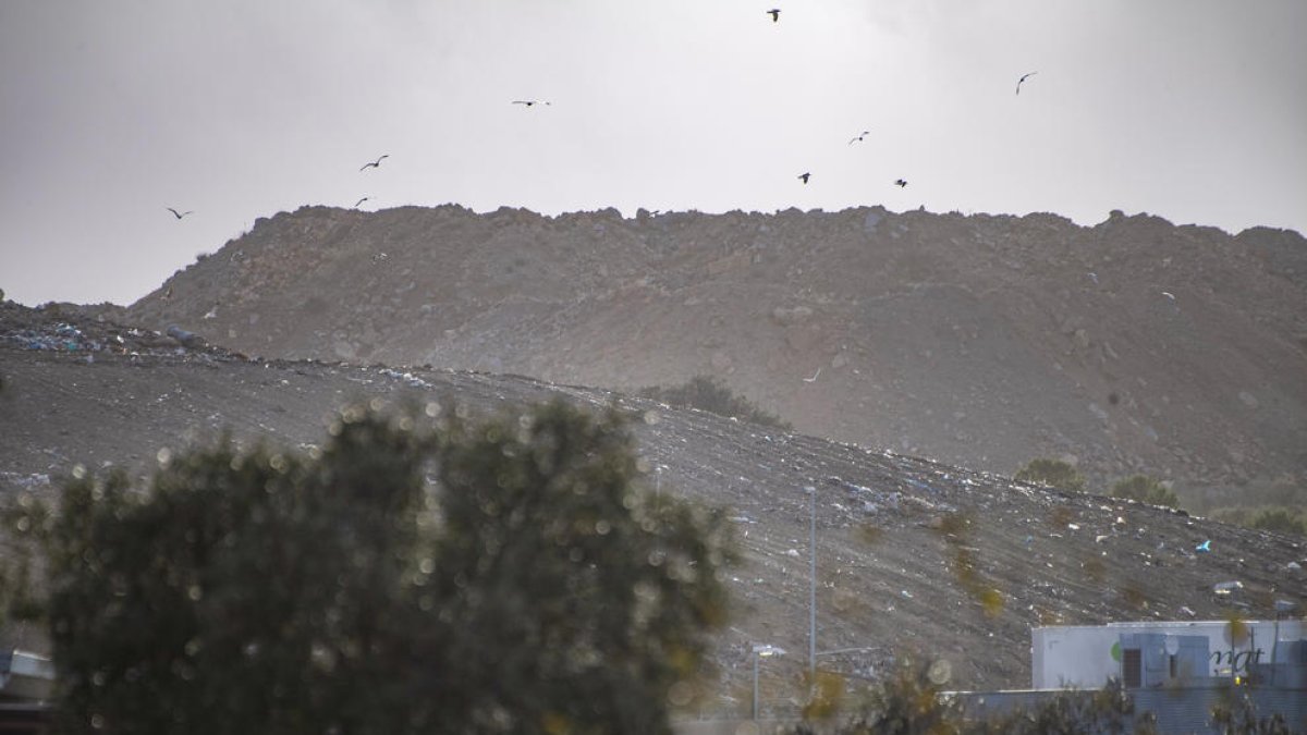 Vista del vertedero de Toledo donde se busca al pequeño Ángel.