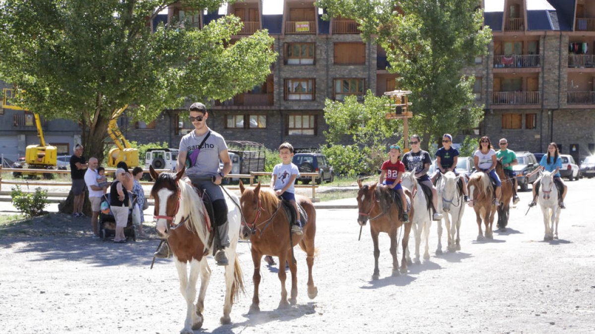 Una excursió a cavall des de Rialp, al Sobirà.