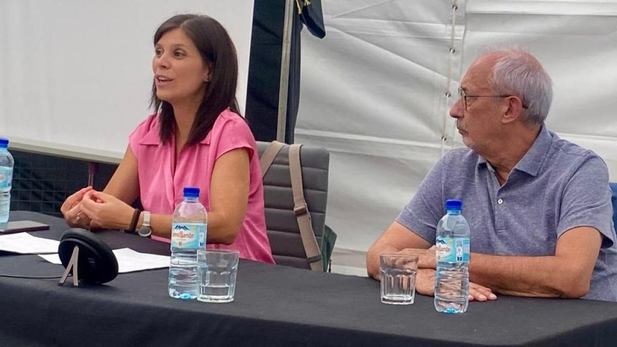 Marta Vilalta participó ayer en la Universitat Catalana d’Estiu.