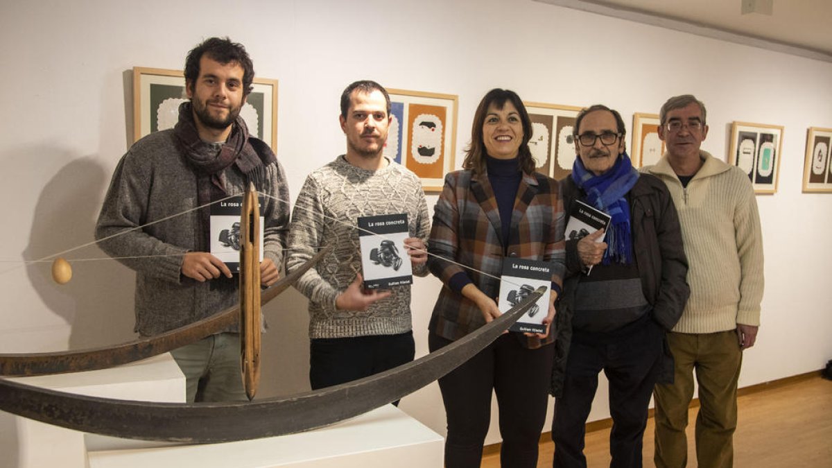 Inauguració de la mostra ahir a la Sala Marsà de Tàrrega.