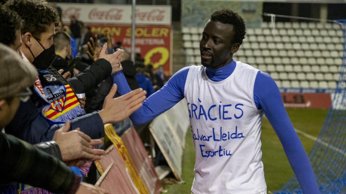 Abdoulaye Fall, després del debut la temporada passada, ja sota la presidència de Luis Pereira.