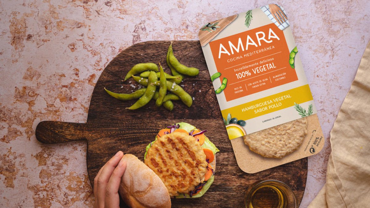Les hamburgueses Amara es poden trobar als supermercats de la cadena PlusFresc.