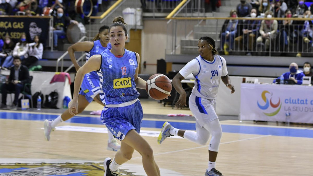 Júlia Soler, en un partit d’aquesta temporada passada.