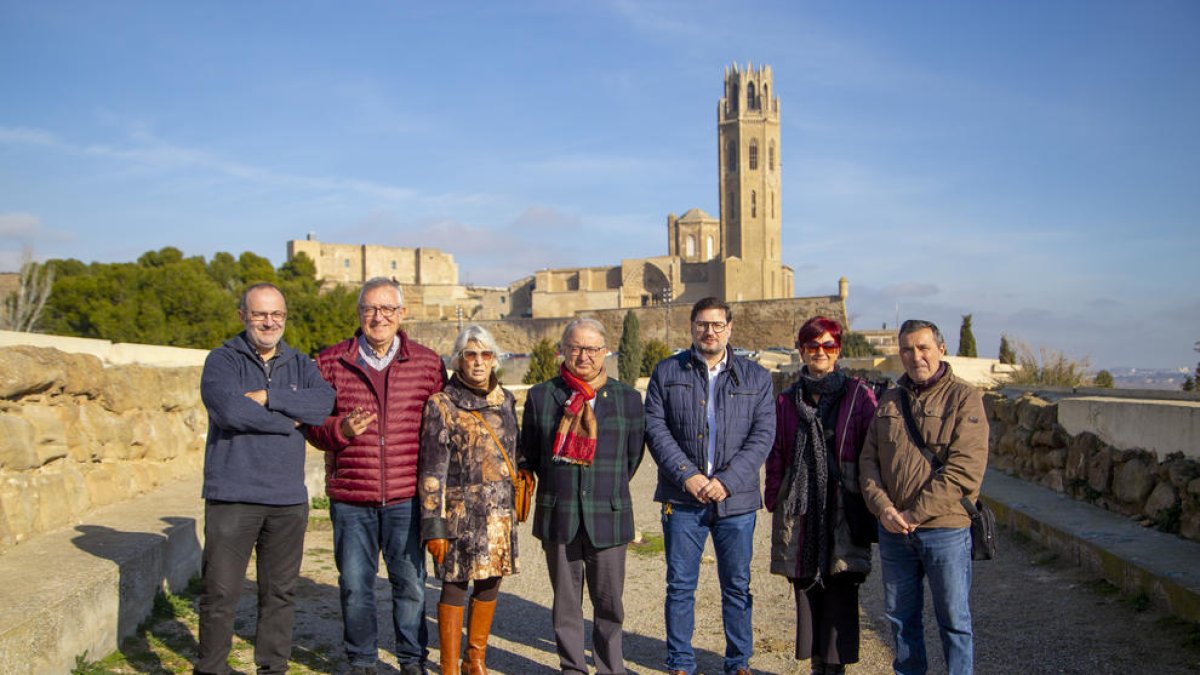 La presentación en Lleida de la campaña de encendido de torres y atalayas del Mediterráneo 2023. 