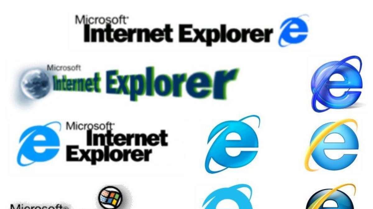 Así ha evolucionado el logo de Internet Explorer a lo largo del tiempo.