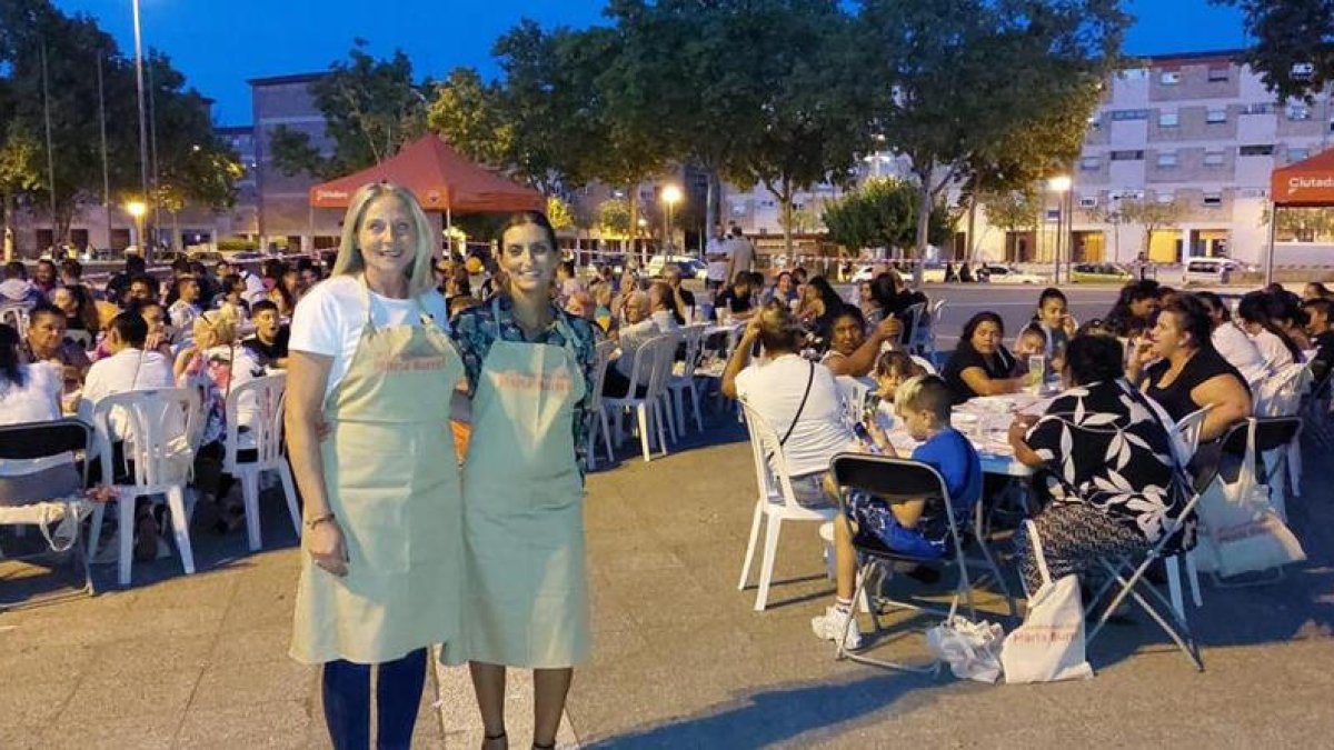 Sopar popular de Cs amb 200 persones a la Mariola