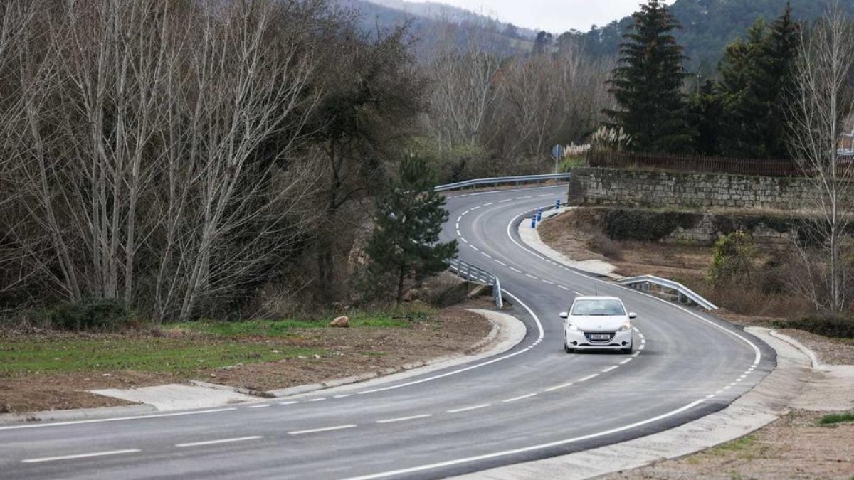 Imatge de la nova carretera