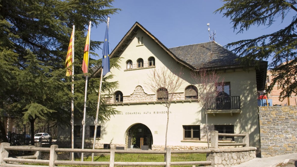 Imagen de archivo de la sede del consell de la Alta Ribagorça. 