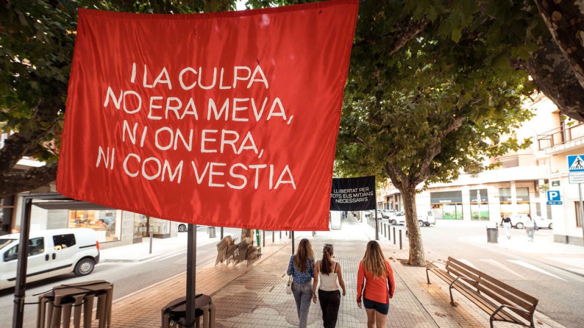 Una de las instalaciones artísticas del Forma en Balaguer.