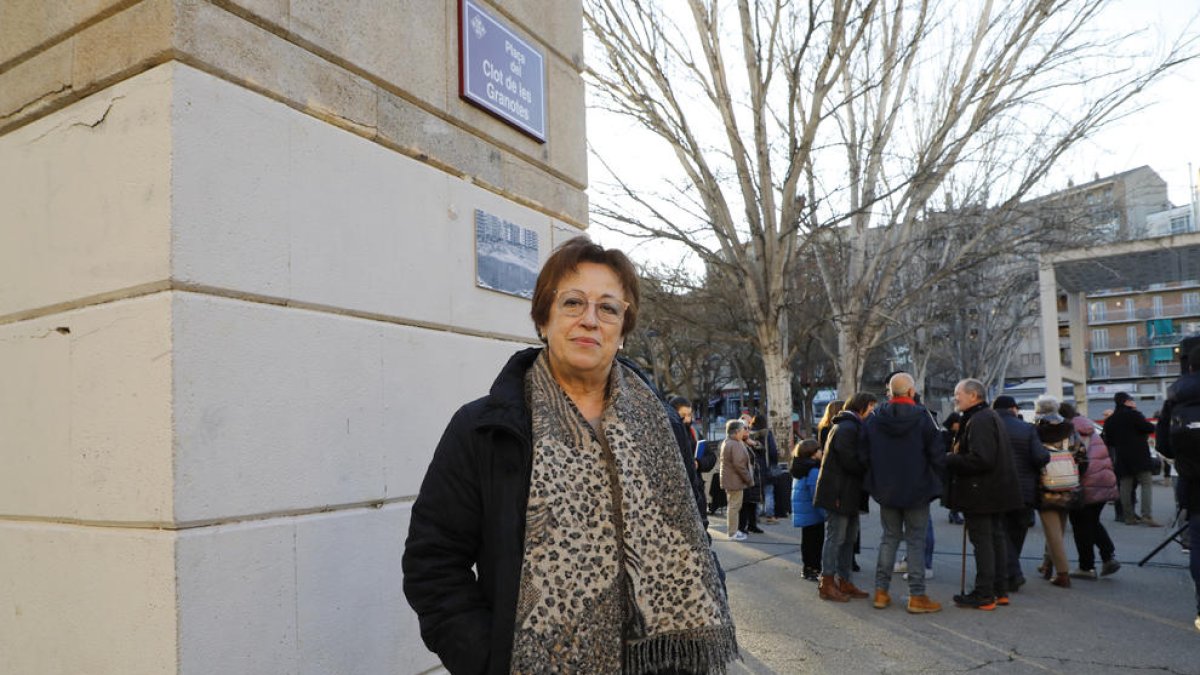 Lídia Ruiz, activista que el 1977 va encapçalar la mobilització veïnal.