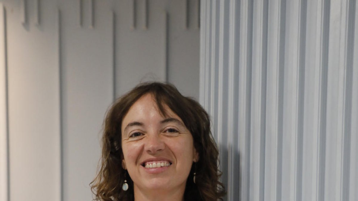 Esther Sancho, candidata de la CUP al Congrés per Lleida.