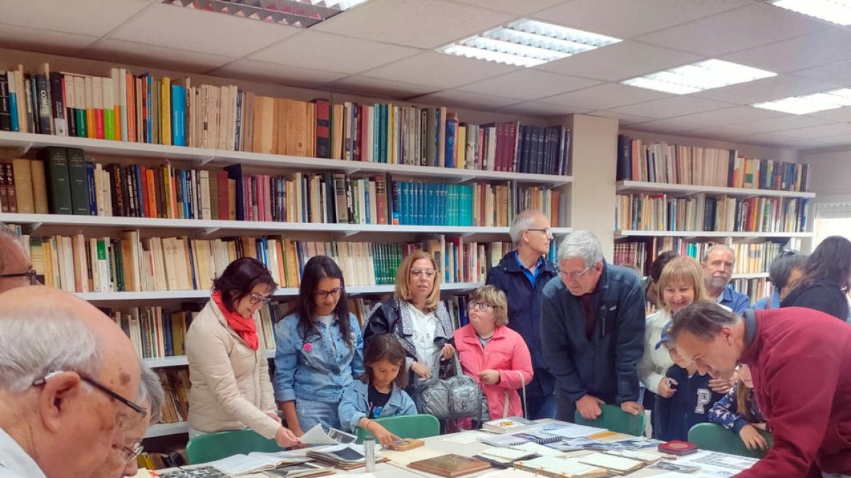 El archivo de la Fundació Oró, uno de los puntos de la ruta guiada.