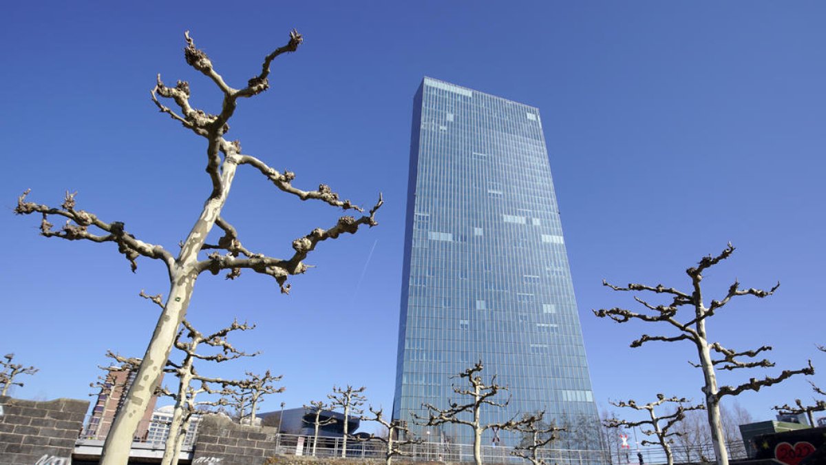 Vista del Banco Central Europeo, en Alemania, en una imagen de archivo.