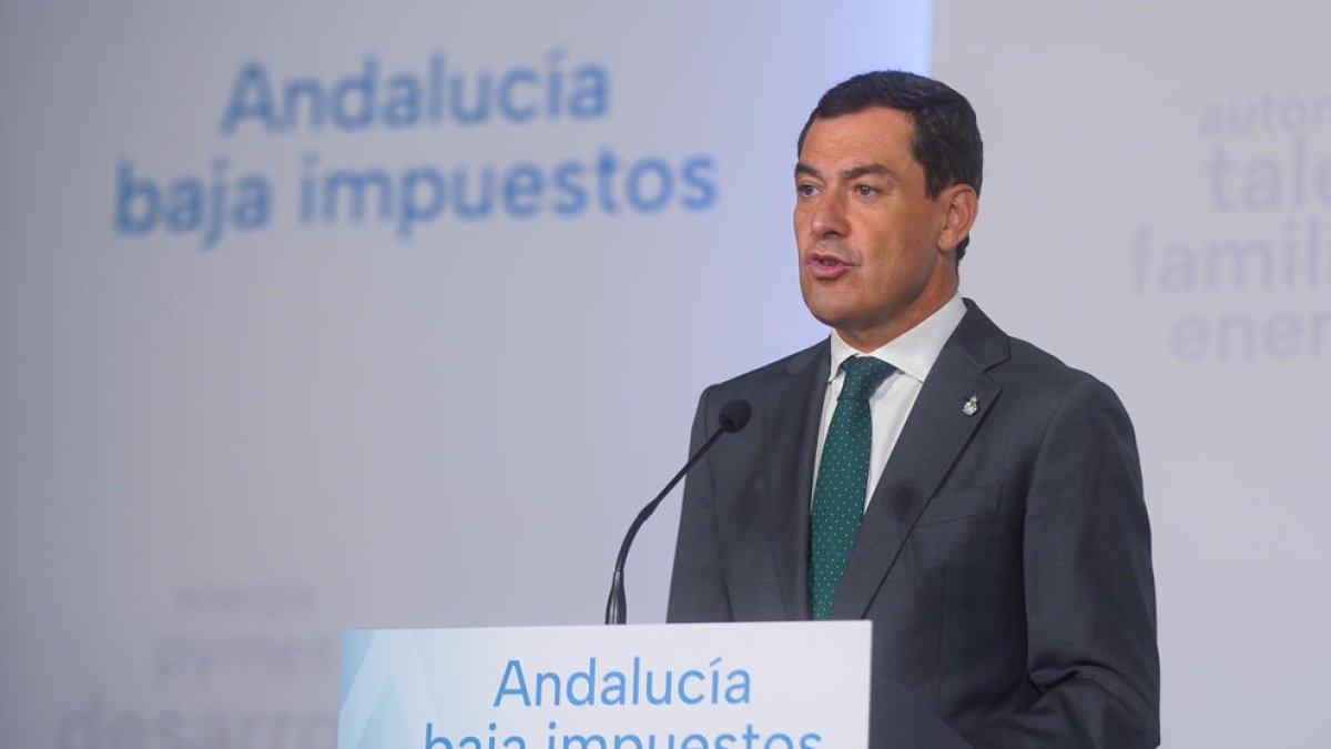 El president de la Junta d'Andalusia, Juanma Moreno.