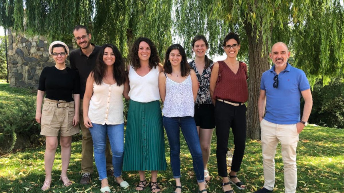 L'equip de l'IDIBGI que participa en l'estudi sobre la Síndrome de l'Ovari Poliquístic