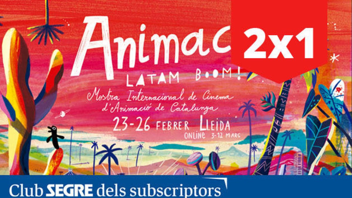 Llega una nueva edición de ANIMAC, la Muestra Internacional de Cine de Animación de Cataluña que se celebrará en Lleida del 23 al 26 de febrero (online del 3 al 12 de marzo).