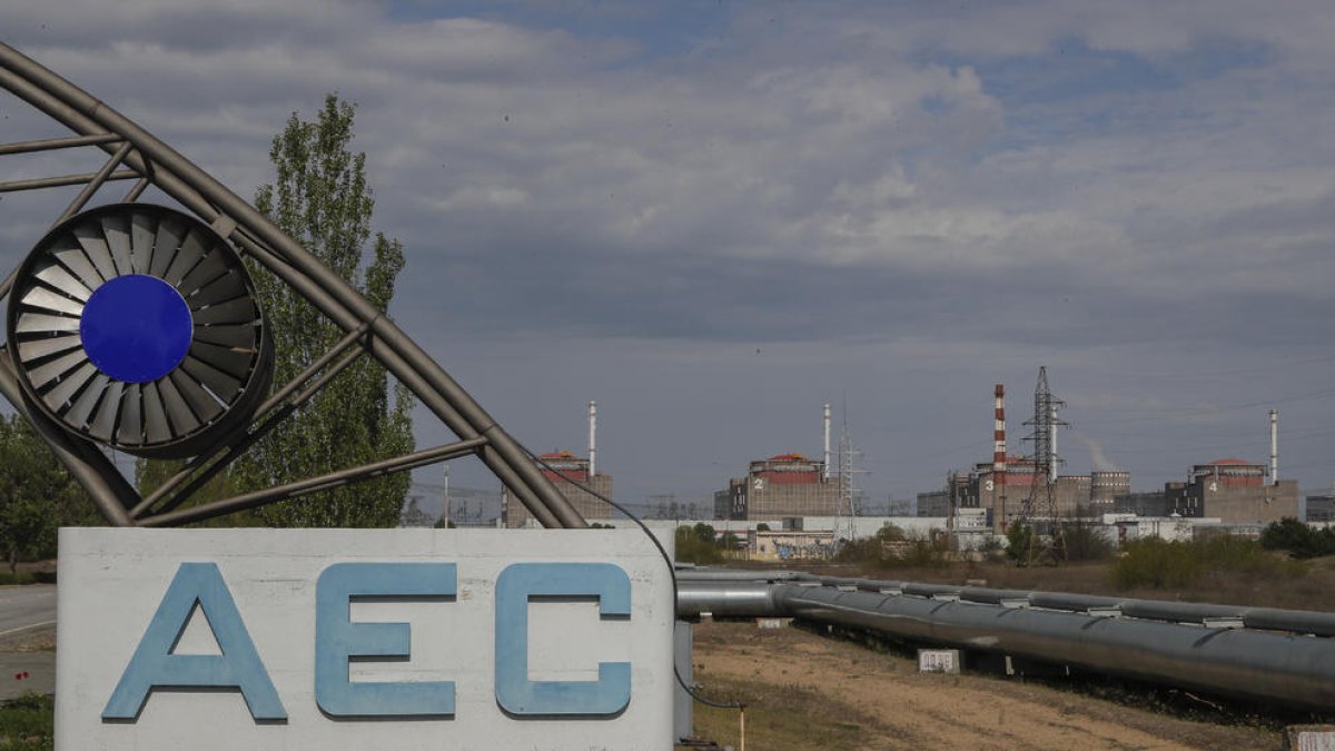 Imagen de archivo de la central nuclear de Zaporiyia, en Ucrania.