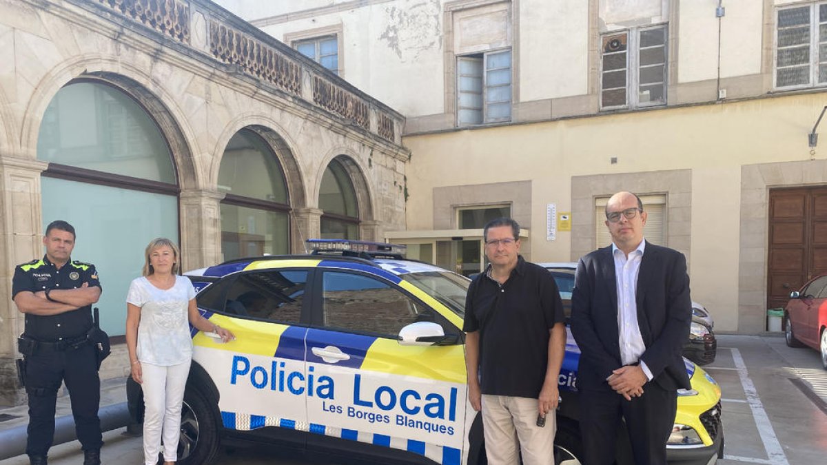 El nuevo vehículo de la Policía Local de Les Borges.